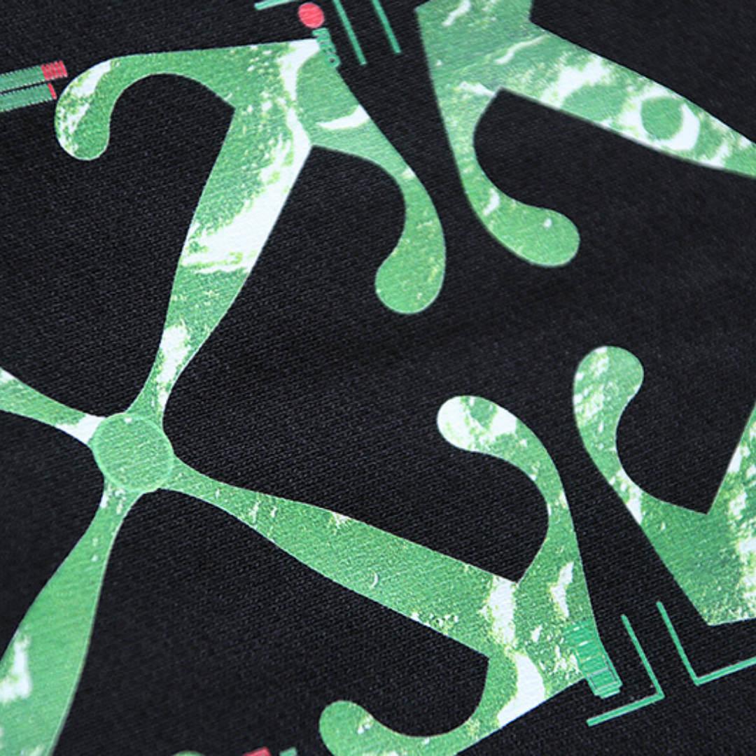 Stylish Graphic Pattern Casual Pants