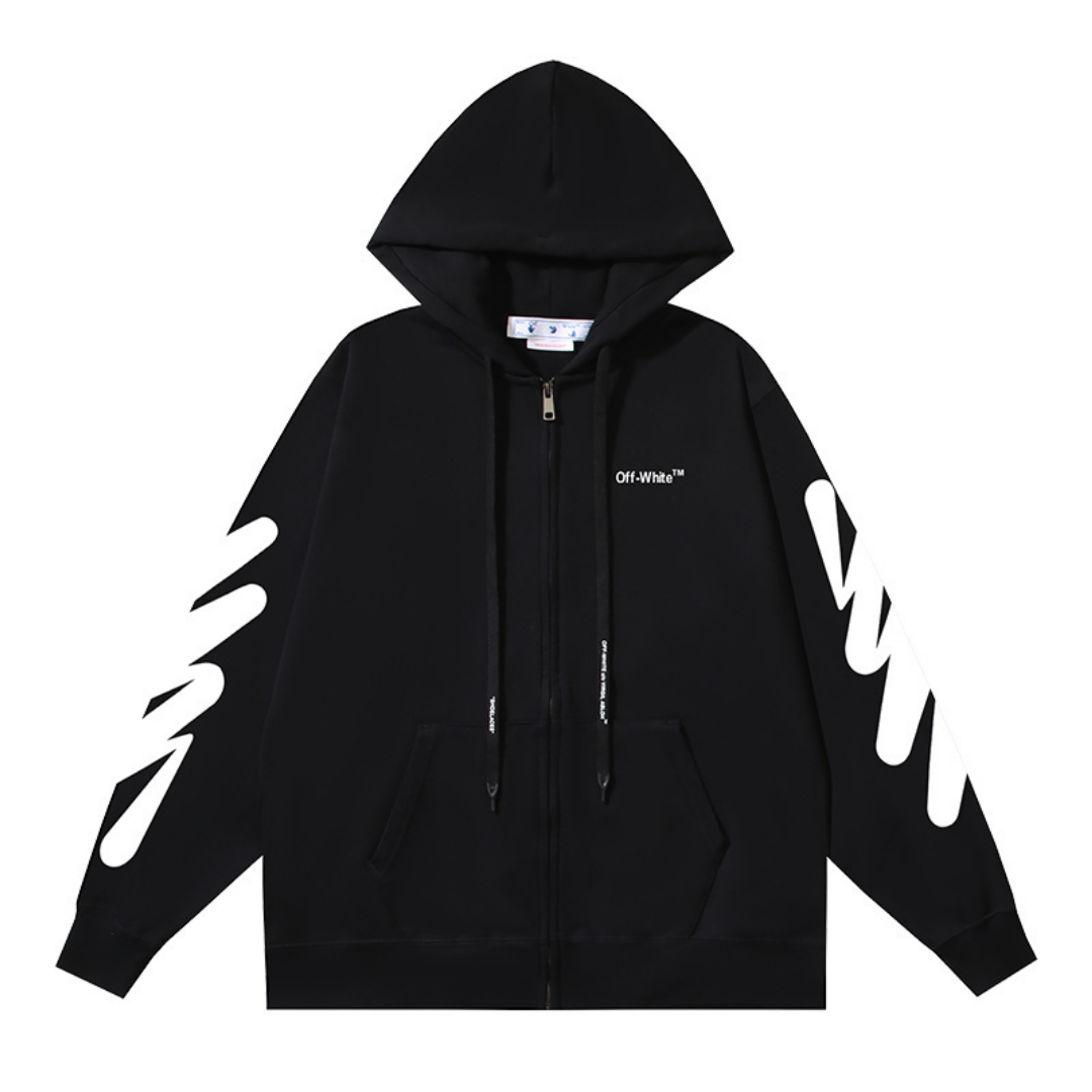 Sophisticated Relaxed Fit Zip Hoodie