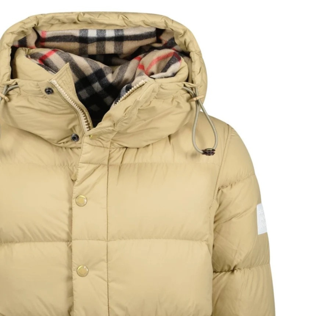 Beige Puffer Jacket