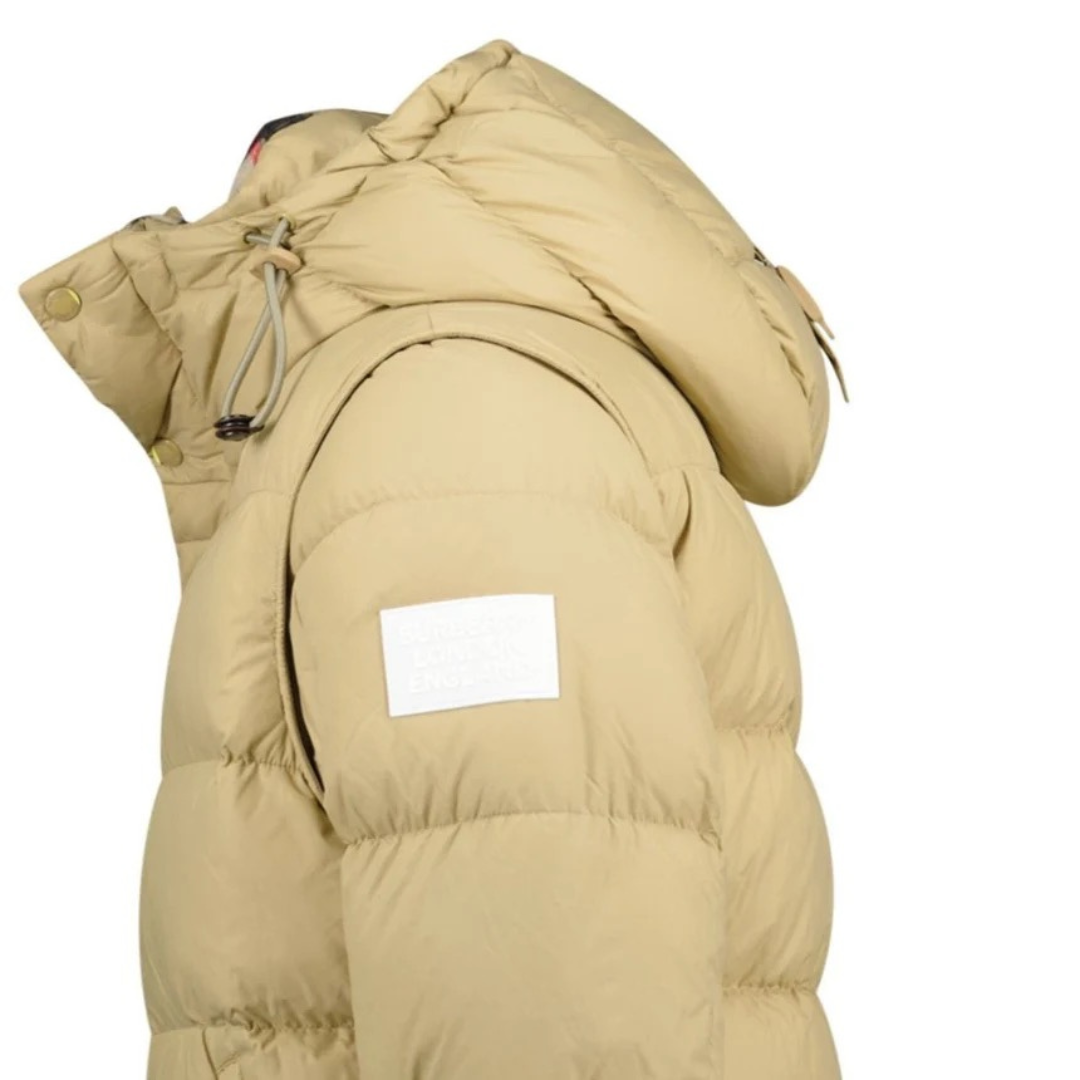 Beige Puffer Jacket