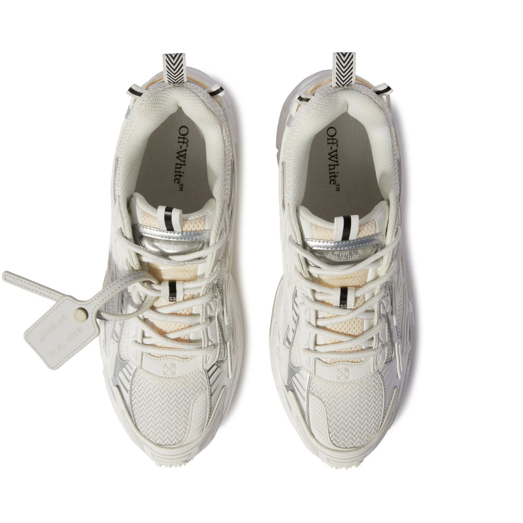 Off "Be Right Back" Beige Silver