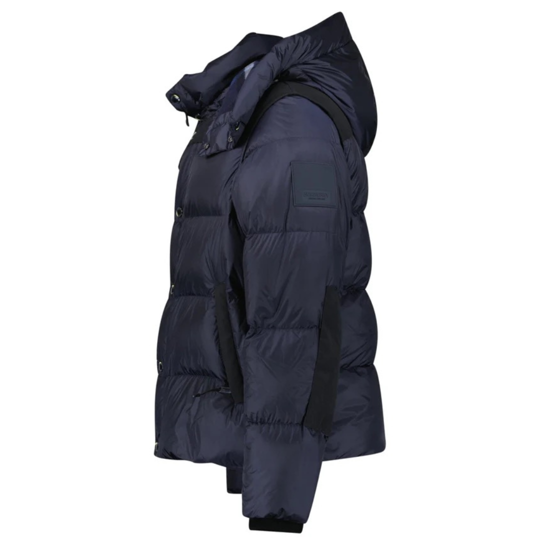 Navy Quilted Puffer Jacket