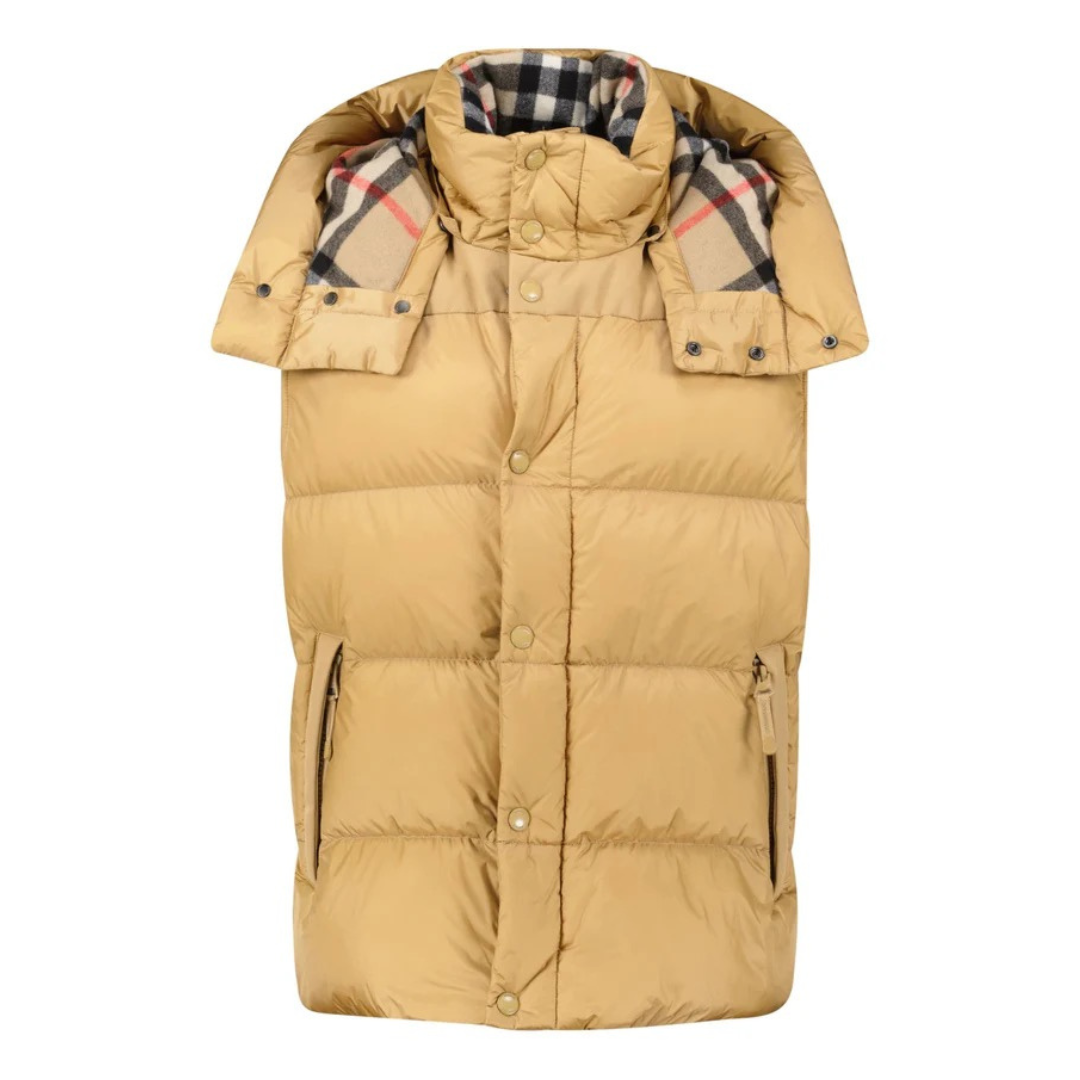 Camel Hooded Winter Jacket