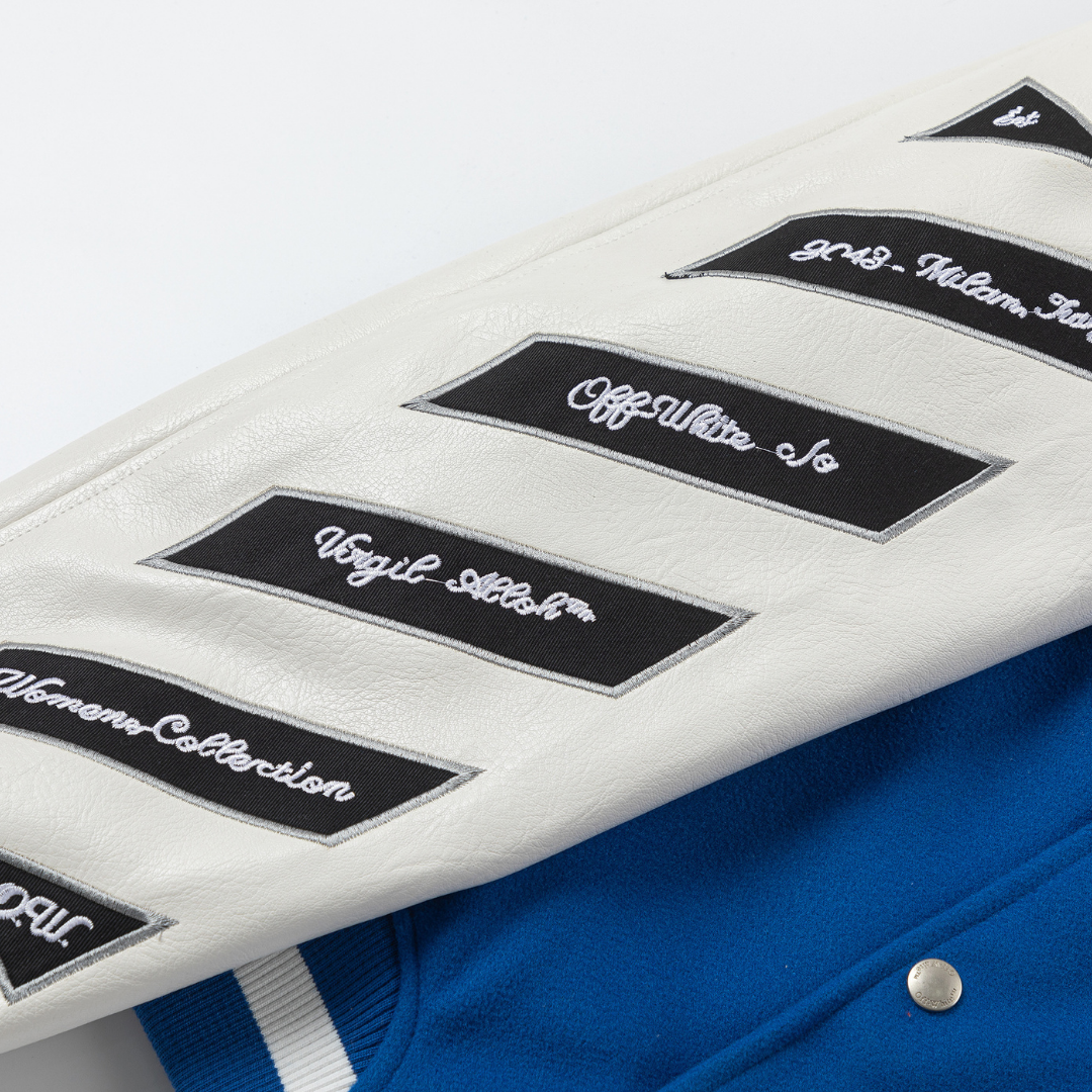 Royal Blue College Varsity Jacket