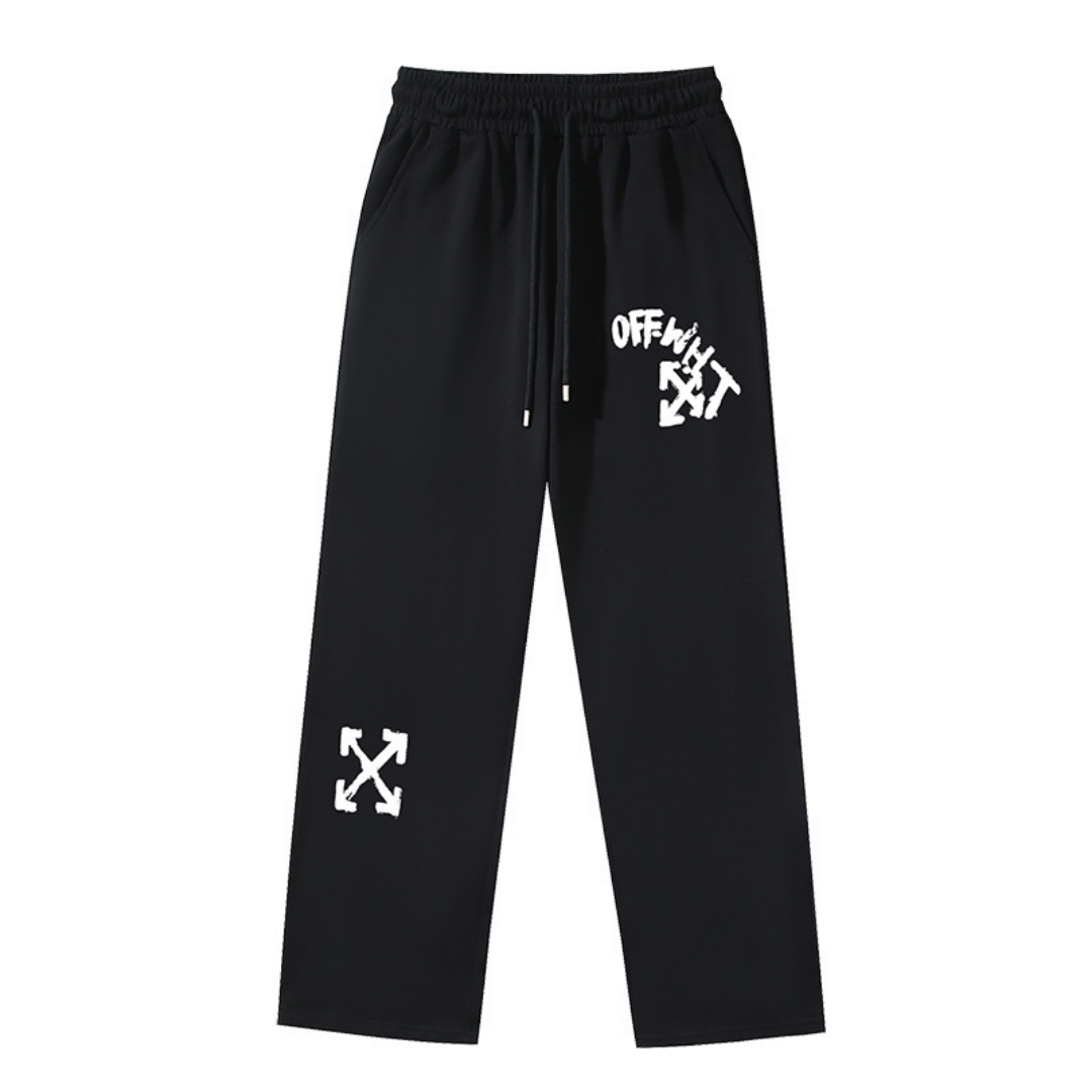Stylish Urban Graphic Cotton Pants