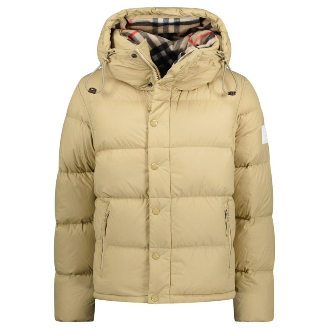 Beige Puffer Jacket