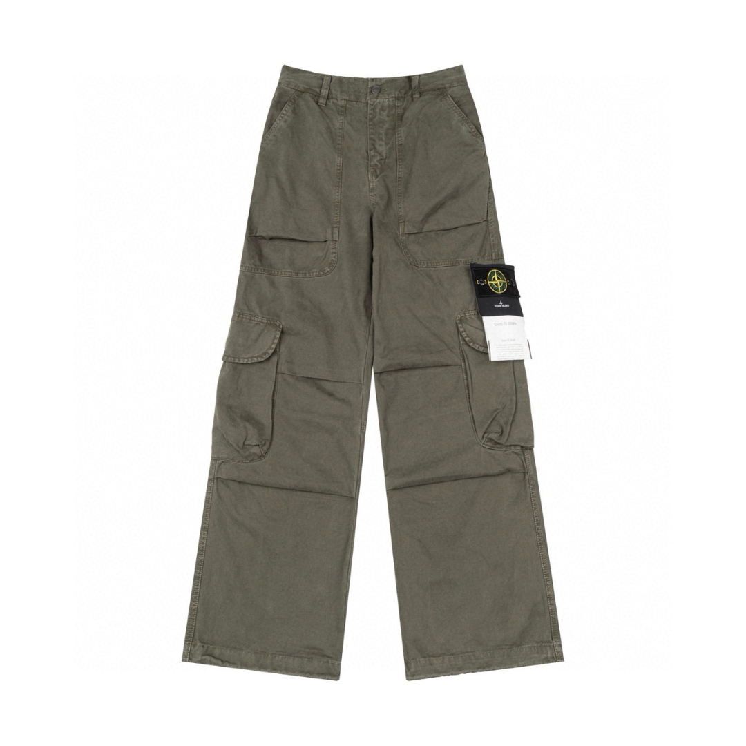 Moss Green Cargo Pants