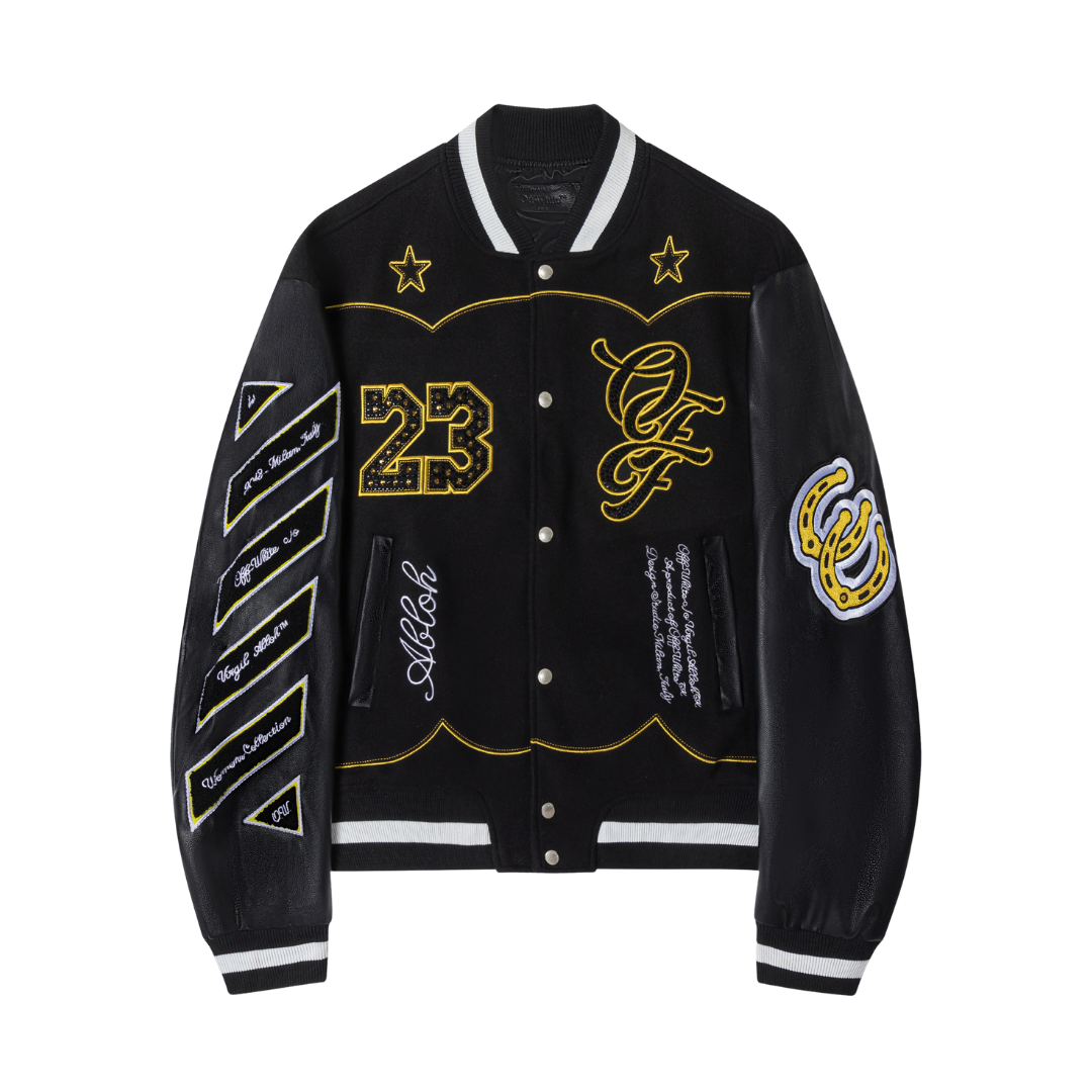 Black & Gold Varsity Jacket