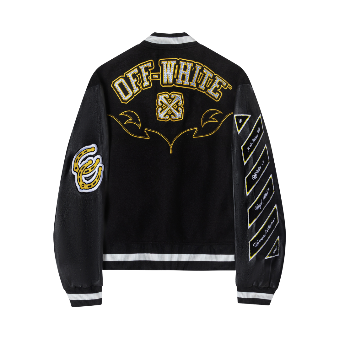 Black & Gold Varsity Jacket