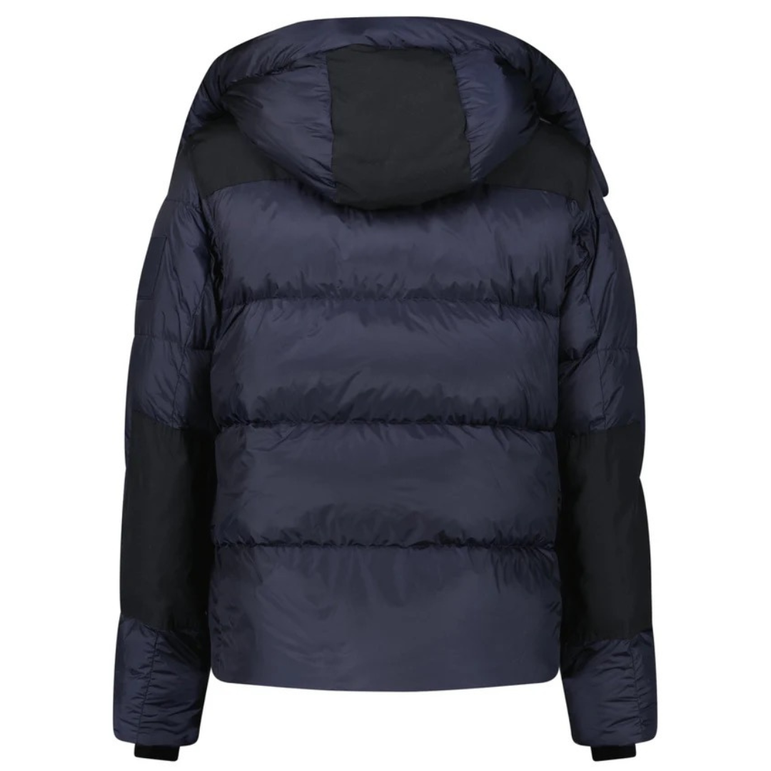 Navy Quilted Puffer Jacket