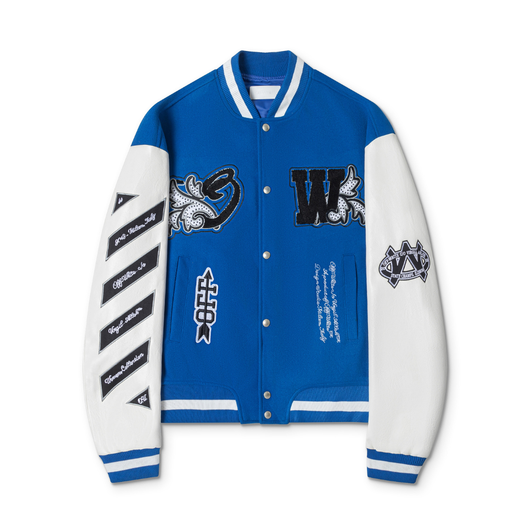 Royal Blue College Varsity Jacket