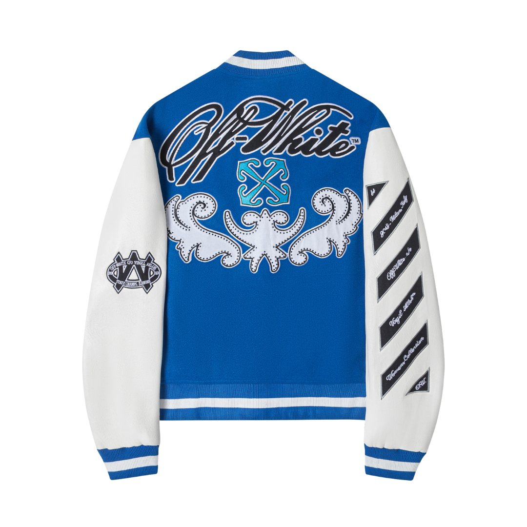 Royal Blue College Varsity Jacket