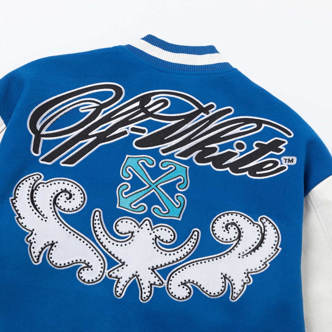 Royal Blue College Varsity Jacket