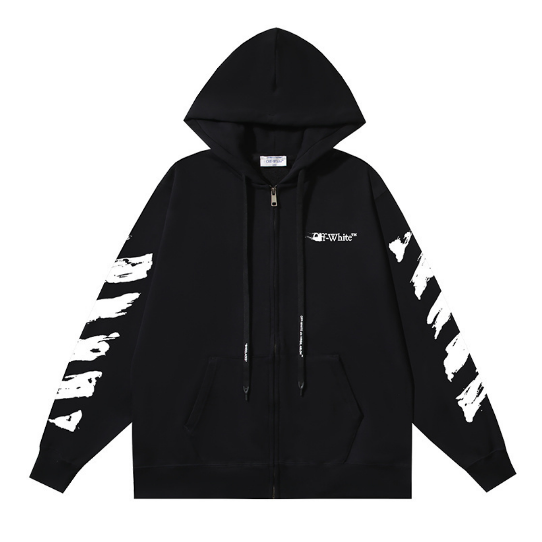 Black Zip Hoodie